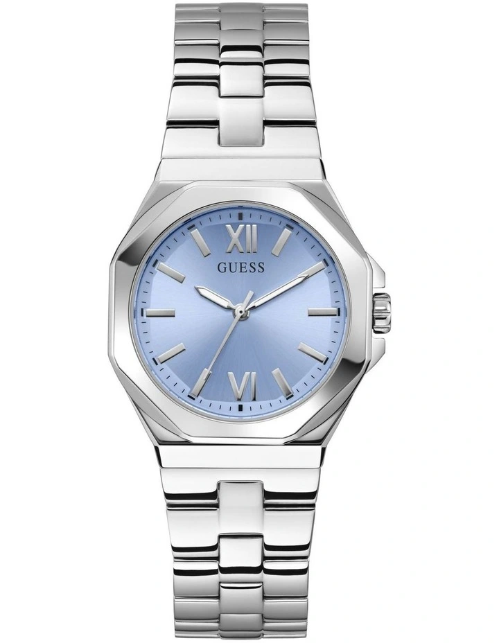 Analog Watch in Silver Tone image 1