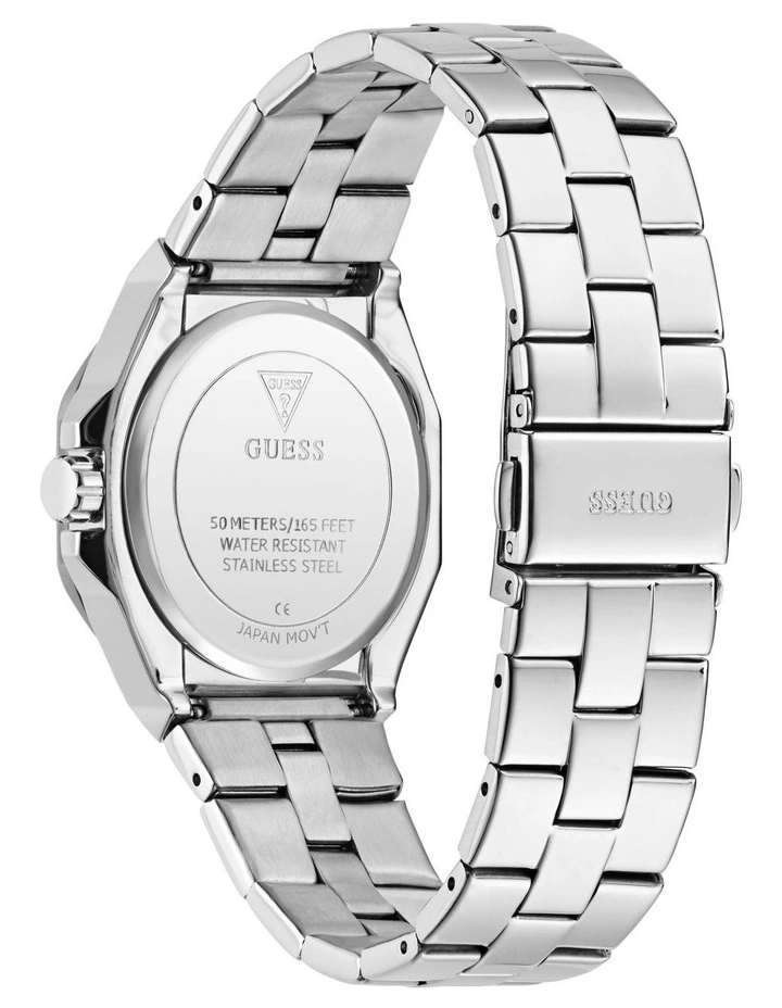Analog Watch in Silver Tone image 3