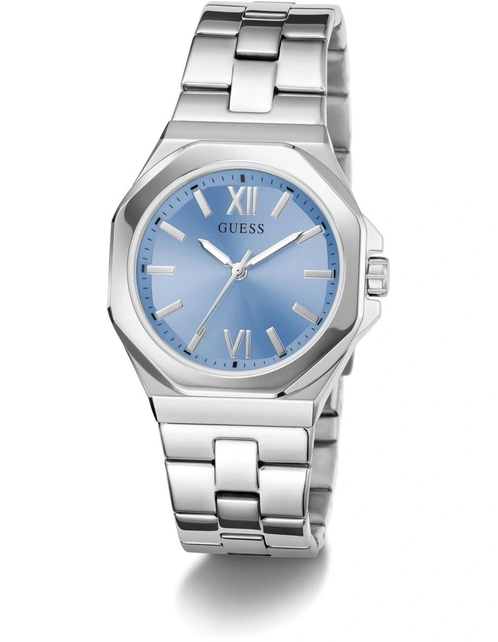 Analog Watch in Silver Tone image 5