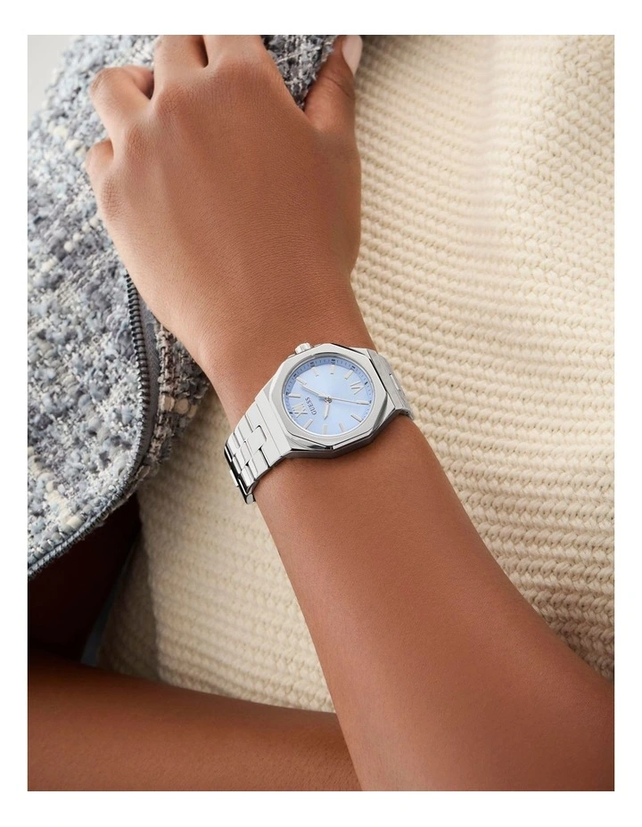 Analog Watch in Silver Tone image 7