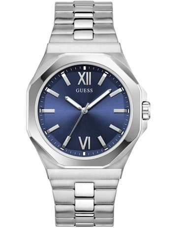 Analog Watch in Silver Tone