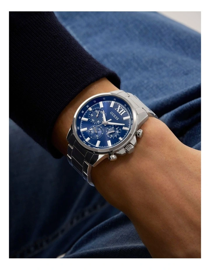 Multi Function Watch in Silver Tone image 2