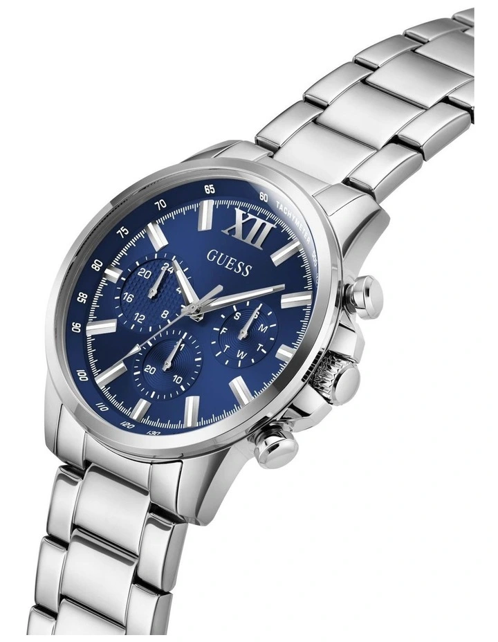 Multi Function Watch in Silver Tone image 4
