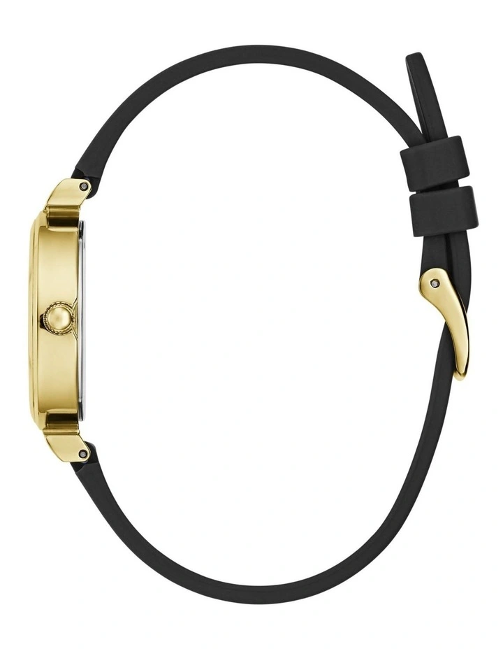 Ladies Analog Watch in Black Gold Tone image 6