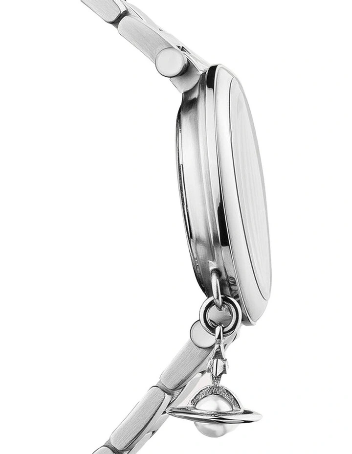 Mother Orb Stainless Steel Watch in Silver image 2