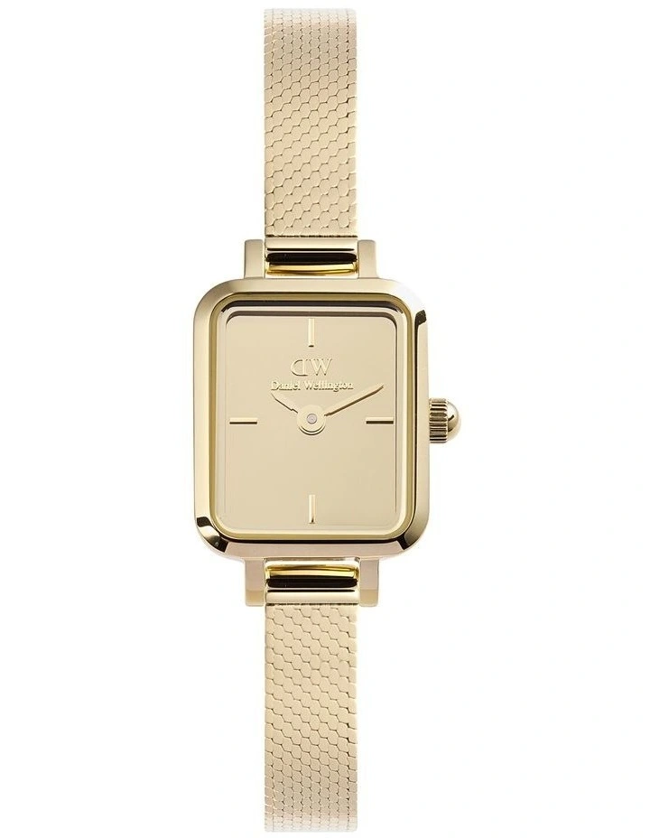 Quadro Mini Mirror Watch 15X18mm in Gold image 1