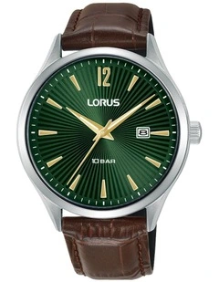 Lorus Dress RH995RX-9 Green Dial Watch