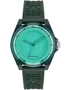 Project Four Solar 41mm Watch in Green AOST25527