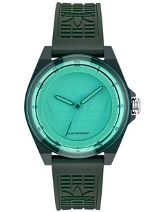Project Four Solar 41mm Watch in Green AOST25527