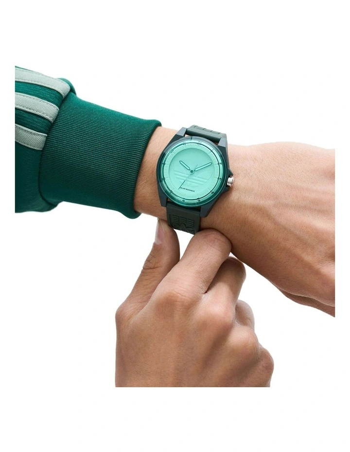 Project Four Solar 41mm Watch in Green AOST25527 image 6