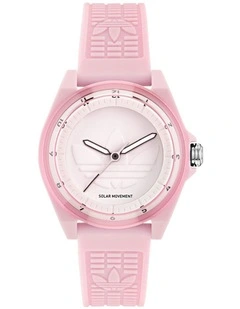 Project Four Solar 41mm Watch in Pink AOST25531