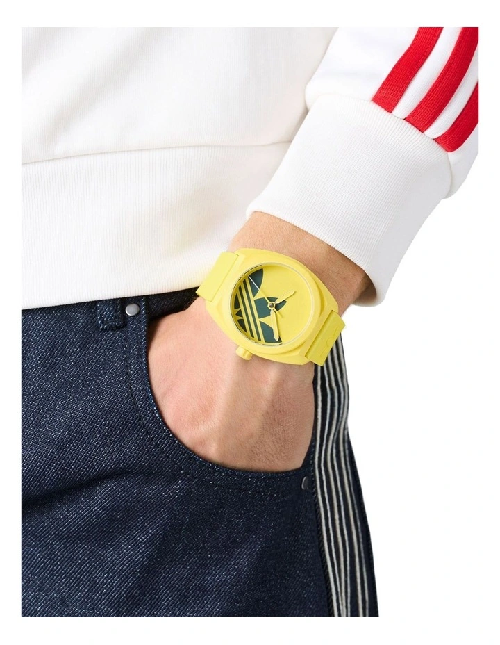 Project Three 42mm Watch in Yellow AOST25542 image 2