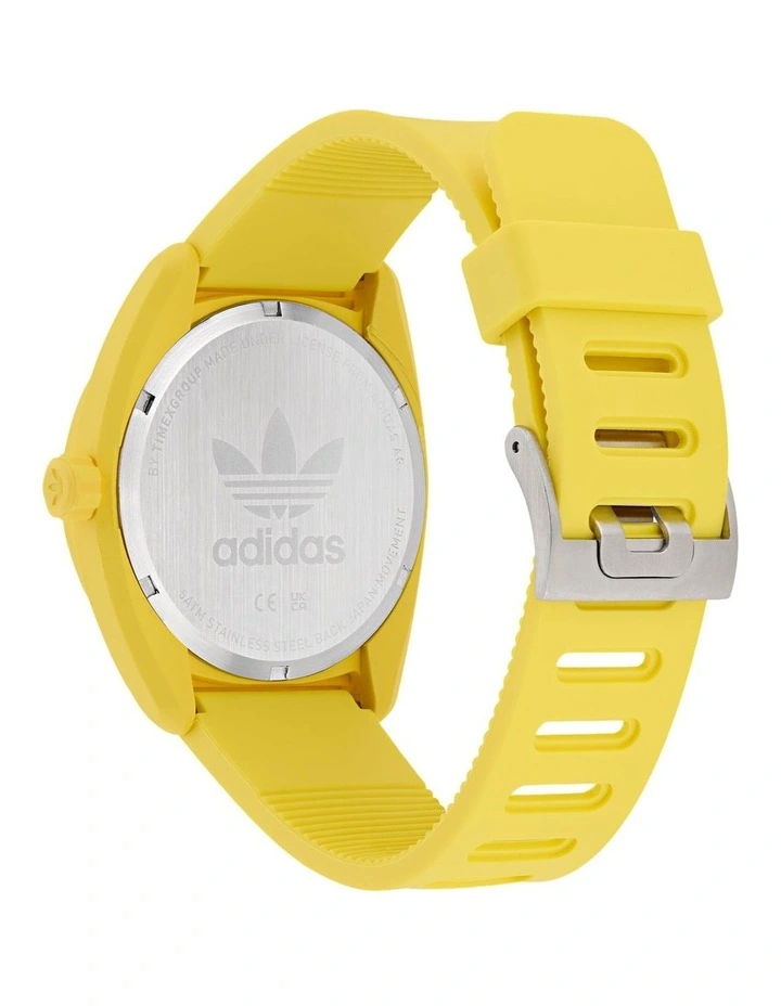 Project Three 42mm Watch in Yellow AOST25542 image 4