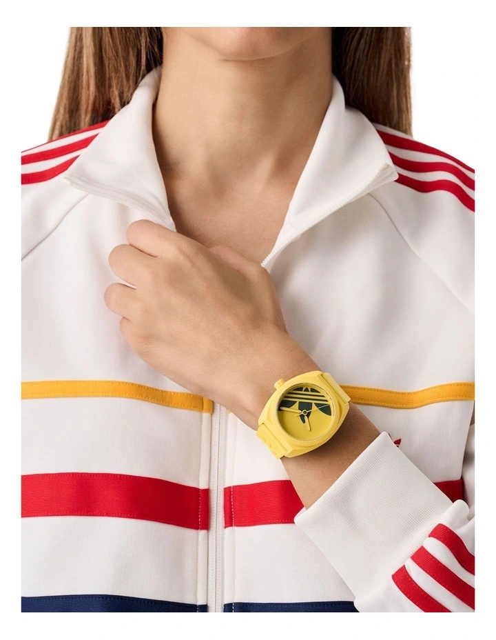 Project Three 42mm Watch in Yellow AOST25542 image 6
