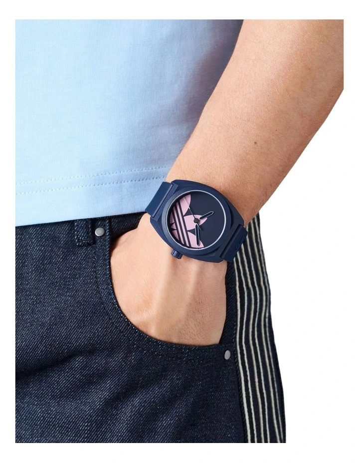 Project Three 42mm Watch in Blue AOST25545 image 2