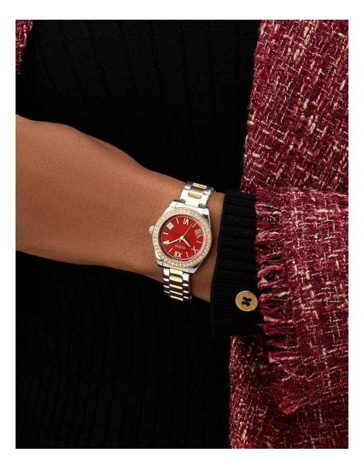 Ladies 2-Tone Analogue Watch in Duotone image 2