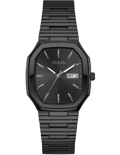 Mens Black Date Watch