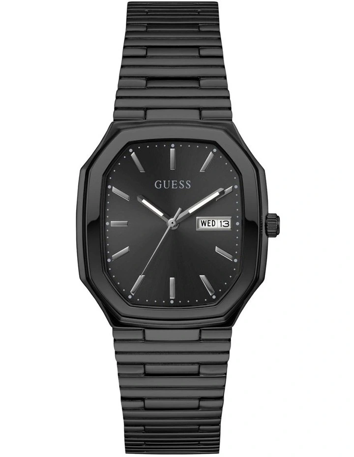 Mens Black Date Watch image 1