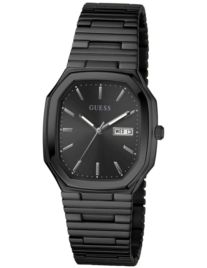 Mens Black Date Watch image 4