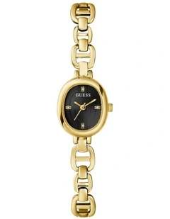Ladies Gold Tone Analogue Watch