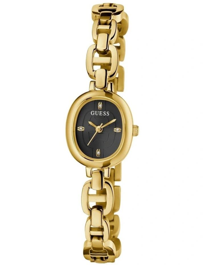 Ladies Gold Tone Analogue Watch image 4