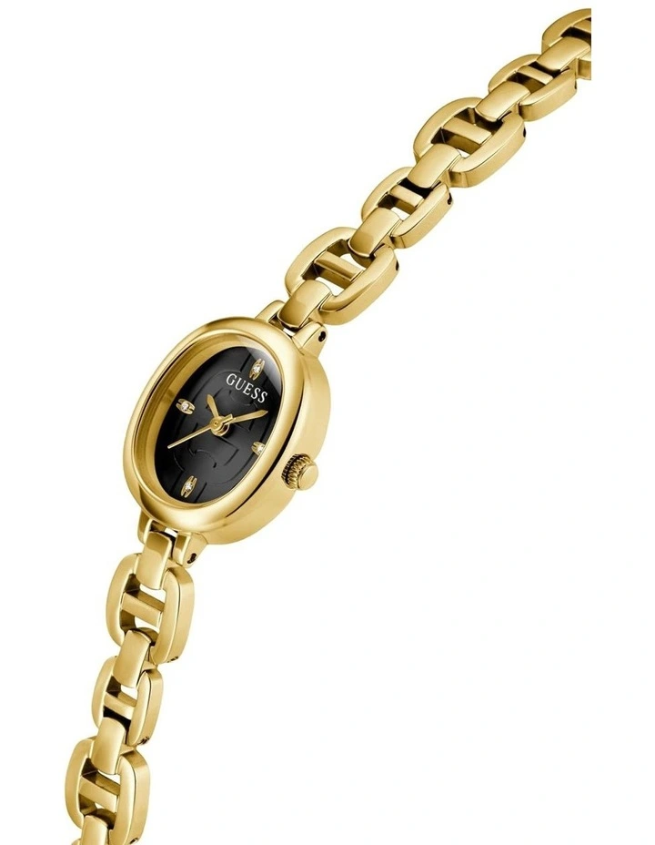 Ladies Gold Tone Analogue Watch image 5