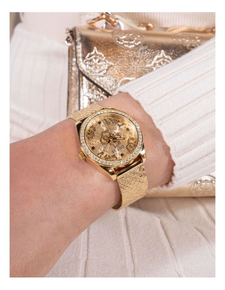 Ladies Analogue Watch in Gold image 7