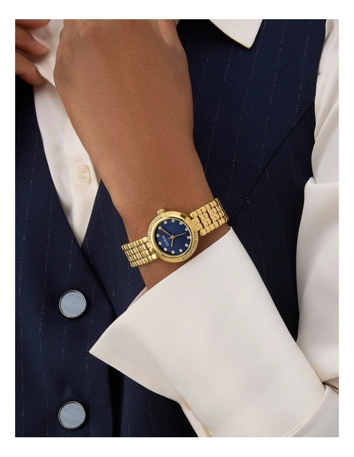 Ladies Analogue Watch in Gold image 7