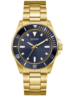 Mens Analogue Watch in Gold
