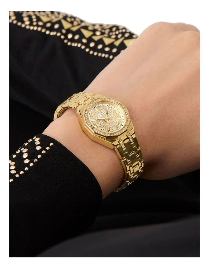 Ladies Analogue Watch in Gold image 7