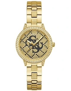 Ladies Analogue Watch in Gold
