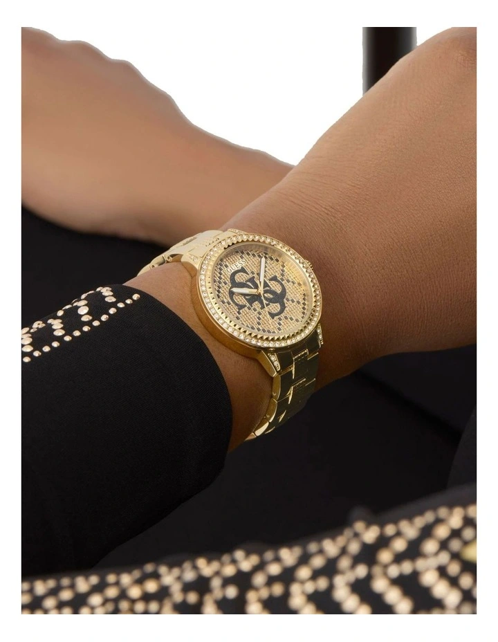 Ladies Analogue Watch in Gold image 7