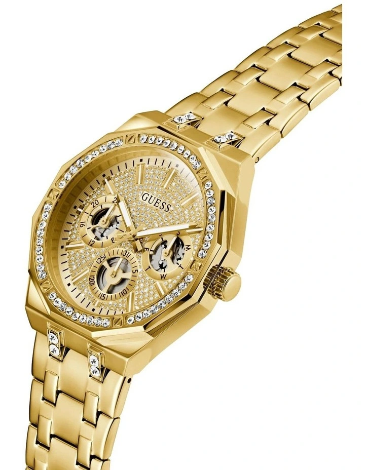 Mens Multi-function Watch in Gold image 5