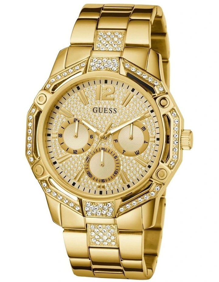Men's Multi-function Watch in Gold image 4