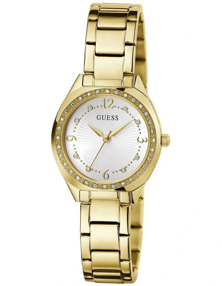 Gold-Tone Crystal Bezel Women's Watch image 4