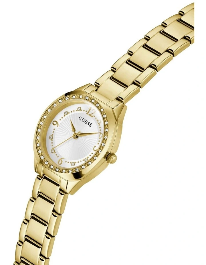 Gold-Tone Crystal Bezel Women's Watch image 5