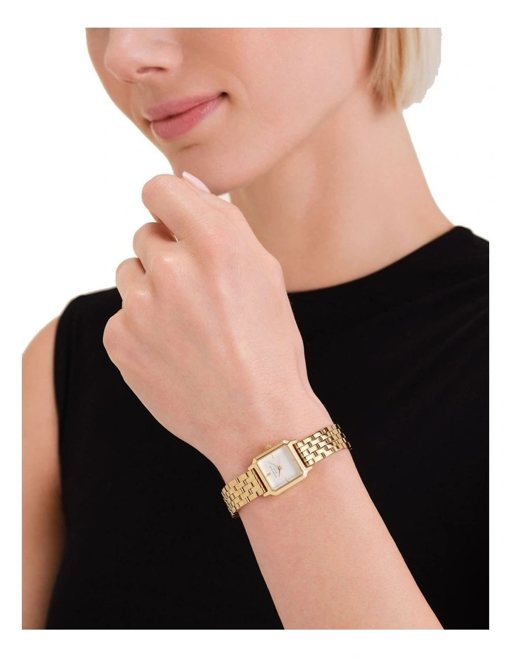 The Boxelle Bracelet Watch in Gold image 2