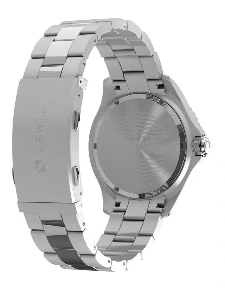 Deepwater Meridian 200 Stainless Steel Bracelet Watch 44mm in Silver image 6