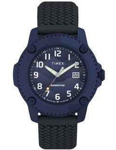Expedition Timberline Silicone Strap Watch 42mm in Brown