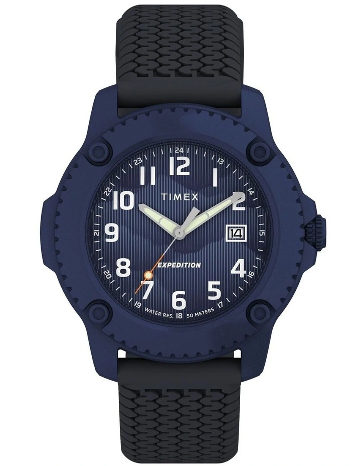 Expedition Timberline Silicone Strap Watch 42mm in Brown image 1