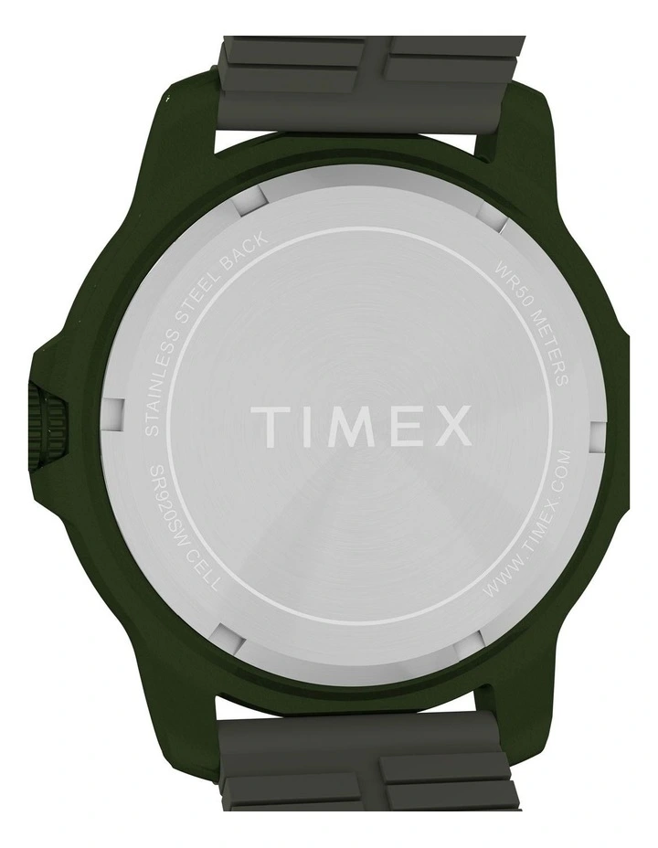 Expedition Timberline Silicone Strap Watch 42mm in Green image 4