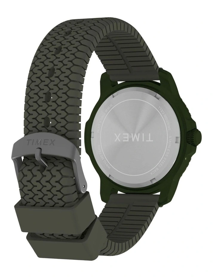 Expedition Timberline Silicone Strap Watch 42mm in Green image 5