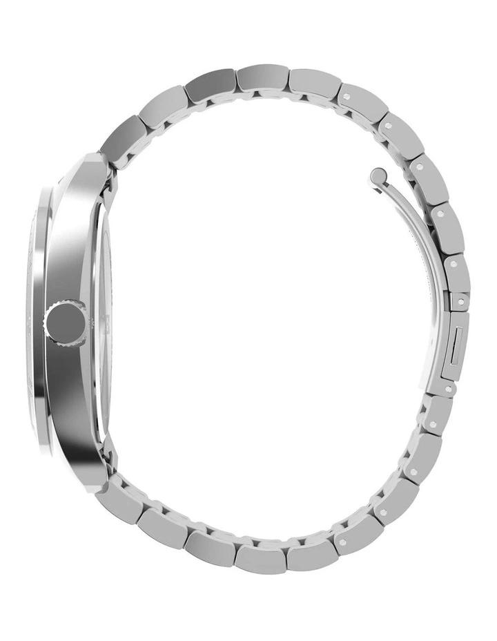Weston Stainless Steel Bracelet Watch 45mm in Silver image 2