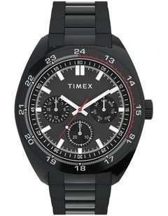Weston Stainless Steel Bracelet Watch 45mm in Black