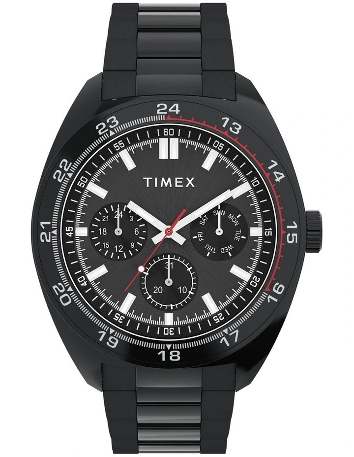 Weston Stainless Steel Bracelet Watch 45mm in Black image 1