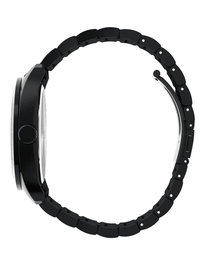 Weston Stainless Steel Bracelet Watch 45mm in Black image 2