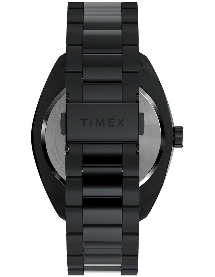 Weston Stainless Steel Bracelet Watch 45mm in Black image 3