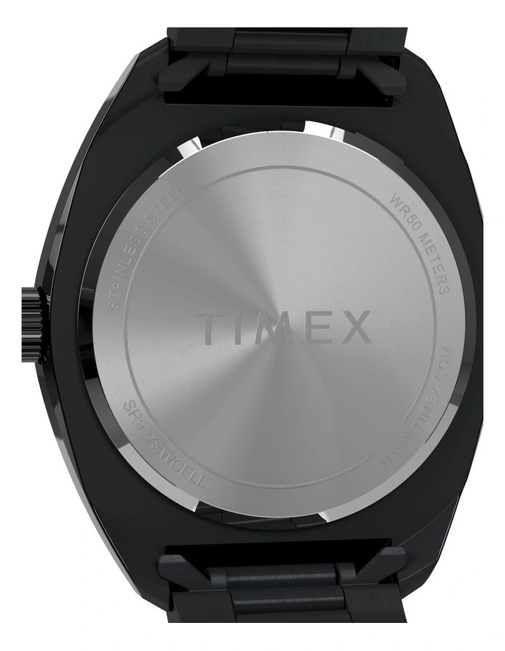Weston Stainless Steel Bracelet Watch 45mm in Black image 4