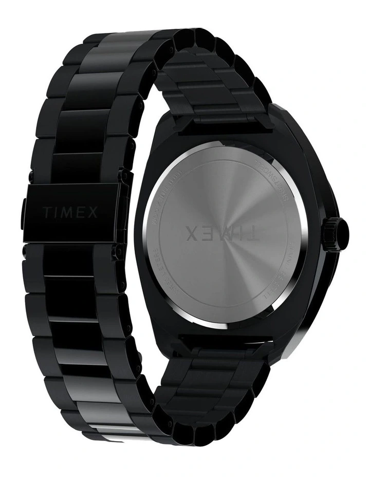 Weston Stainless Steel Bracelet Watch 45mm in Black image 5