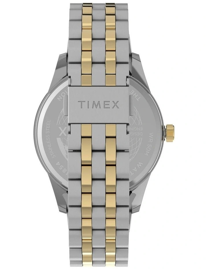 Chicago Stainless Steel Bracelet Watch 45mm in Duotone image 3